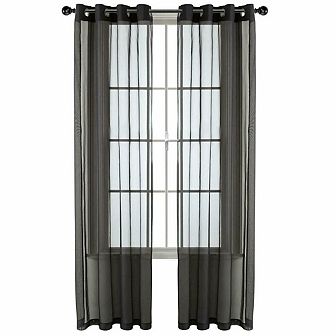 Goodgram Basic Home Grommet Top Single Sheer Window Curtain Panel
