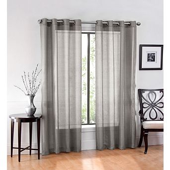 Goodgram Basic Home Grommet Top Single Sheer Window Curtain Panel