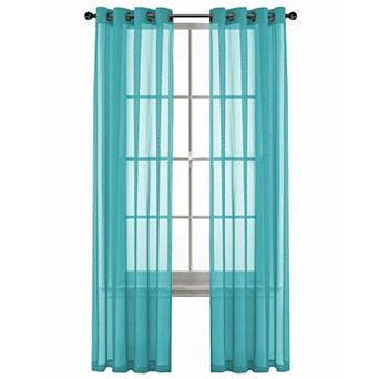Goodgram Basic Home Grommet Top Single Sheer Window Curtain Panel