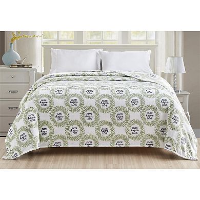 Faith, Hope & Love Printed Luxurious Ultra Soft Lightweight Bed Blanket