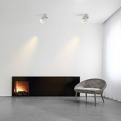 Sleek And Contemporary Aluminum Round Led Ceiling Spotlight