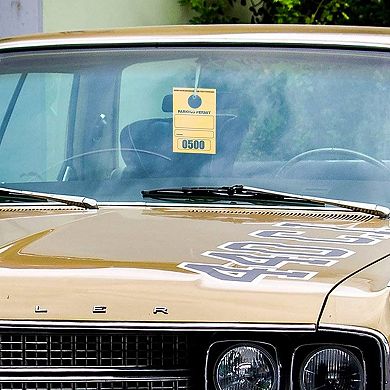 500-pack Parking Hang Tags, Numbered Parking Passes For Cars, 3.15 X 4.75"