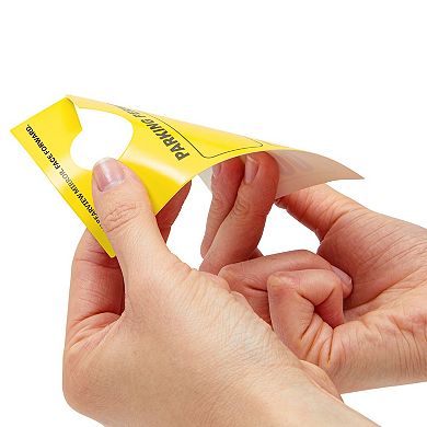 500-pack Parking Hang Tags, Numbered Parking Passes For Cars, 3.15 X 4.75"