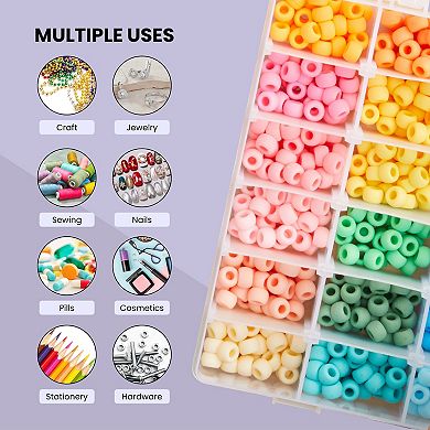 3 Pack Bead Storage Organizer Box With 36 Grids And Removable Dividers