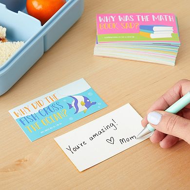 60 Pack Lunch Box Notes For Kids, Joke Cards, 60 Single-sided Designs