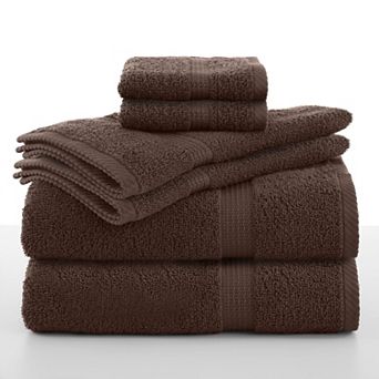 Utica 6 pc Quick-Dry Cotton Towel Set