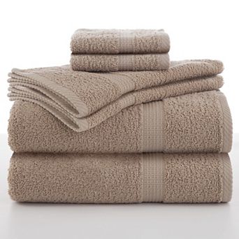 Utica 6 pc Quick-Dry Cotton Towel Set