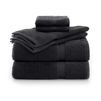 Utica 6 pc Quick-Dry Cotton Towel Set