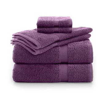 Utica 6 pc Quick-Dry Cotton Towel Set