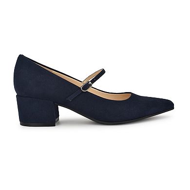 Nine West Pins Women's Block Heel Pointy Toe Dress Pumps