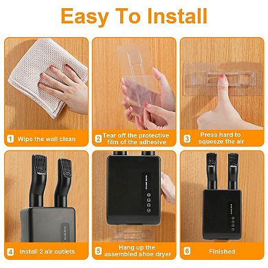 Portable Shoe Dryer And Warmer Deodorizer With 3 Timer Settings