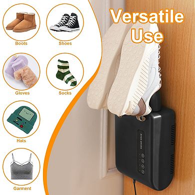 Portable Shoe Dryer And Warmer Deodorizer With 3 Timer Settings