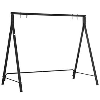 Outsunny Swing Stand, Meta Swing Frame, 528 Lbs Weight Capacity