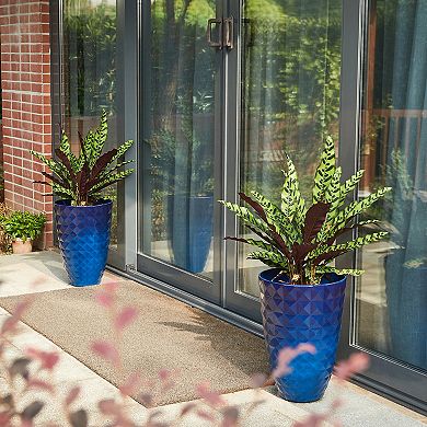 Glitzhome Tall Planters For Outdoor