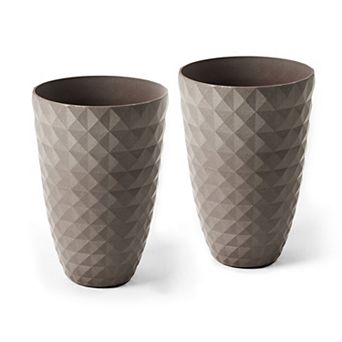 Glitzhome Tall Planters For Outdoor