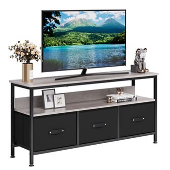 Dresser TV Stand 3-Drawers , 55 Inch TV Stand for Bedroom