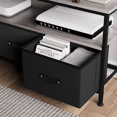 Dresser TV Stand 3-Drawers , 55 Inch TV Stand for Bedroom