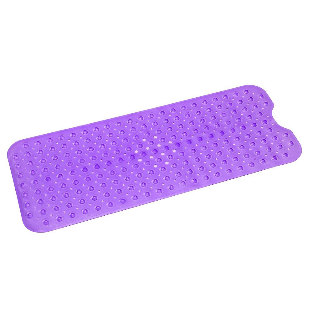 Bpa-free Non-slip Anti-bacterial Bath Mat With Suction Cups