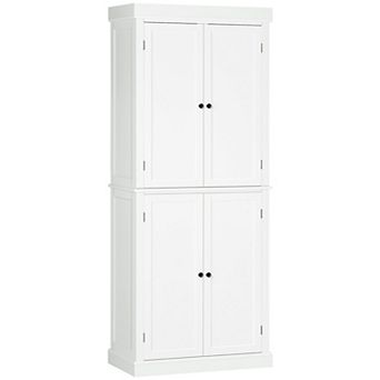 HOMCOM 72inch Kitchen Pantry Storage Cabinet with 4 Doors