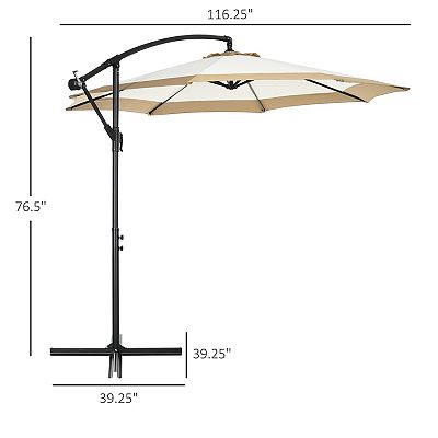 kohls offset patio umbrella Replacement Canopy for Square Cantilever Transform your outdoor living space into a cozy haven with this cantilever umbrella Kohls 10.5 Ft Solar Offset