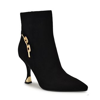 Nine West Chaine Women's Tapered Heel Dress Ankle Boots