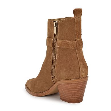 Nine West Lemone Women's Block Heel Dress Ankle Boots