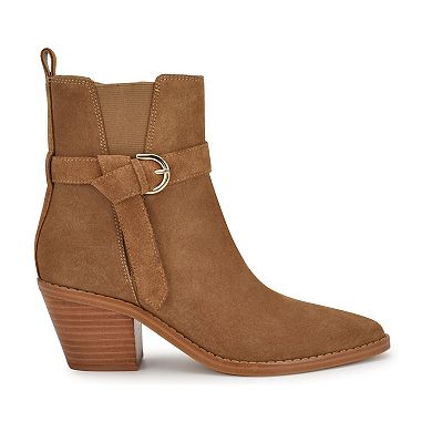 Nine West Lemone Women's Block Heel Dress Ankle Boots