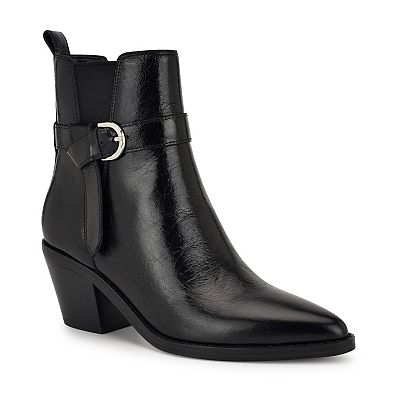 Nine West Lemone Women s Block Heel Dress Ankle Boots