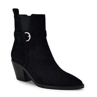 Nine West Lemone Women's Block Heel Dress Ankle Boots