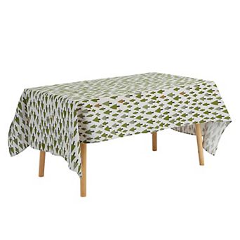 Rectangle Tablecloth Wrinkle-resistant Washable Table Cover For Kitchen Or Dining 55"x95"
