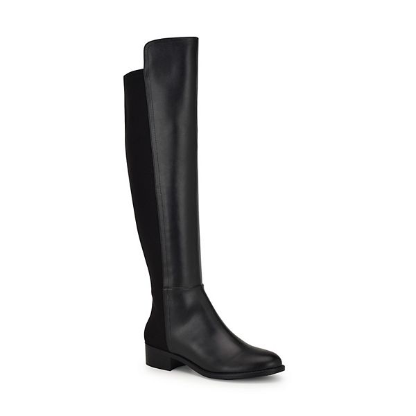 Nine West Nayli Women's Casual Thigh-High Boots - Black (7.5)