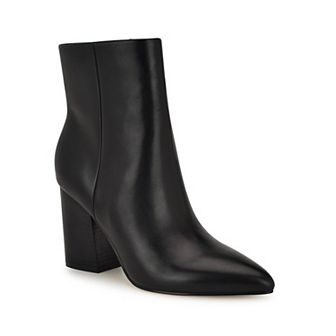 Nine West Plumm Women's Block Heel Dress Ankle Boots