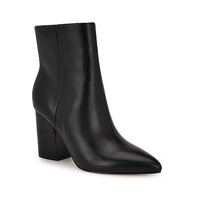 Nine West Plumm Women s Block Heel Dress Ankle Boots