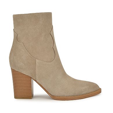 Nine West Taytay Women's Block Heel Dress Ankle Boots