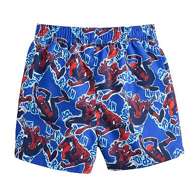 Toddler Boy Jumping Beans Marvel Spider-Man Swim Trunks