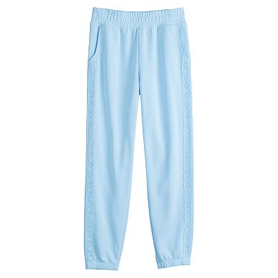 Girls 6-20 SO Lace Trimmed Sweatpants