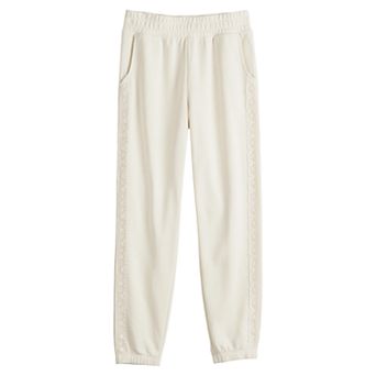 Girls 6-20 SO® Lace Trimmed Sweatpants