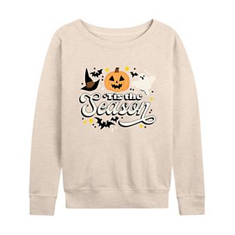 Women's 'Tis The Season Halloween French Terry Long Sleeve Tee