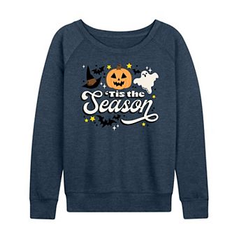 Women's 'Tis The Season Halloween French Terry Long Sleeve Tee