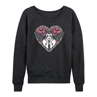 Women's Bat Pinup Halloween Pullover