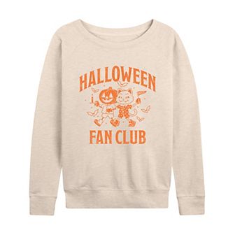Women's Halloween Fan Club French Terry Long Sleeve Tee