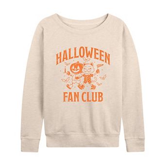Women's Halloween Fan Club French Terry Long Sleeve Tee