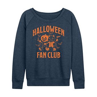 Women's Halloween Fan Club French Terry Long Sleeve Tee