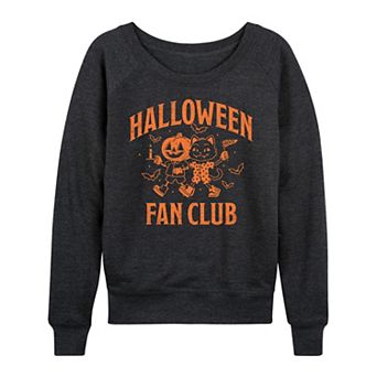 Women's Halloween Fan Club French Terry Long Sleeve Tee