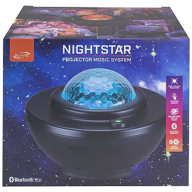 iLive NightStar Projector with Wireless Speaker