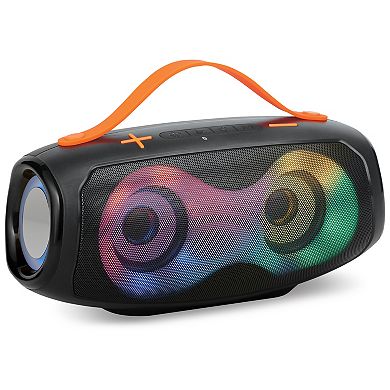 iLive IPX4 Splash Wireless Bluetooth Water Resistant Speaker with LED Lights