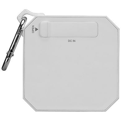 iLive Portable IPX4 Water-Resistant Magnetic Bluetooth Speaker with Carabiner