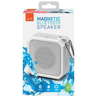 iLive Portable IPX4 Water-Resistant Magnetic Bluetooth Speaker with Carabiner