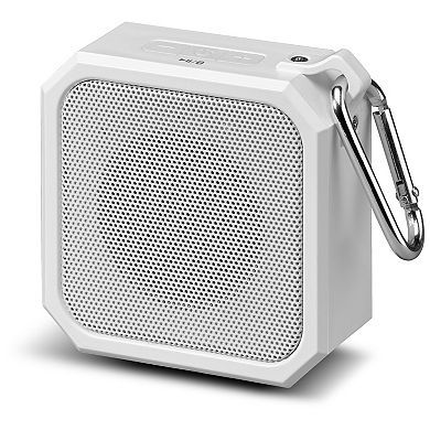 iLive Portable IPX4 Water-Resistant Magnetic Bluetooth Speaker with Carabiner