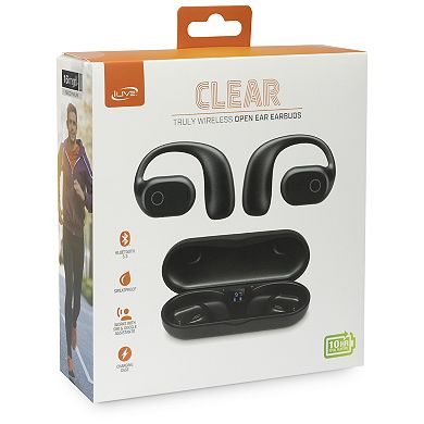 iLive 16mm Driver Clear Truly Wireless Open Ear Earbuds
